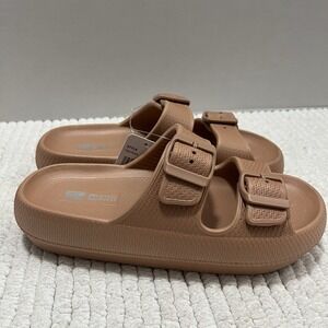 32 DEGREES Women's Buckle Cloud Slides Slip-on Waterproof Orange‎ Size XS
